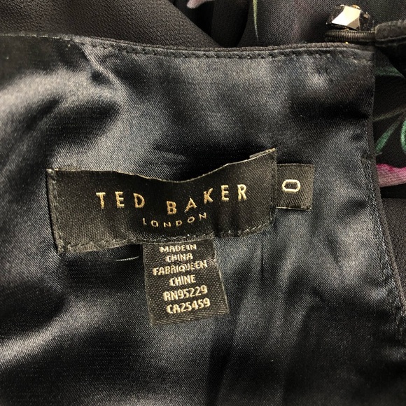 Ted Baker RARE Mariz Hampton Floral Long Maxi Gown Dress - Picture 7 of 8